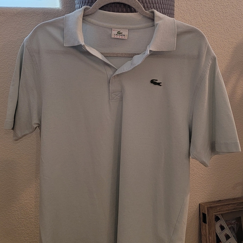 Men's Lacoste apolo Shirt Sz 4